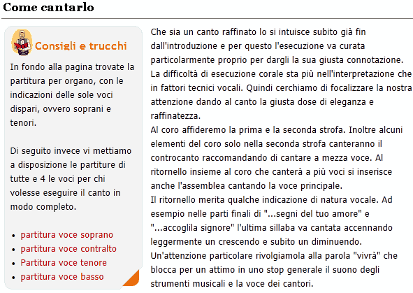 canti religiosi per bambini da