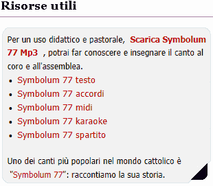 Scarica da Animazione Liturgica una vasta selezione di Canti Liturgici Mp3.