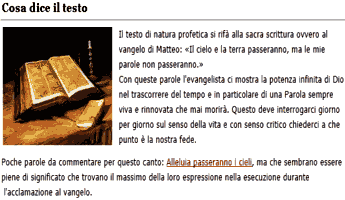 I più bei testi di canti liturgici su Animazione Liturgica